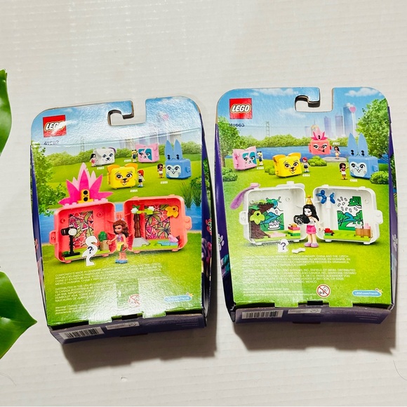 LEGO Friends 41662 & 41663 Emma’s Dalmatian Cube Building Kit Puppy RETIRED NEW - Picture 2 of 14